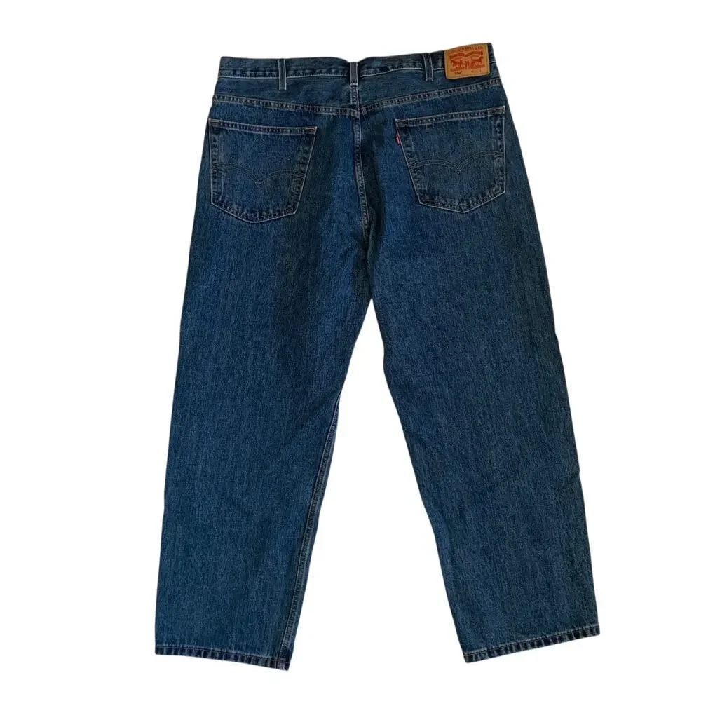 Levi's 550 Men's Size 44x30 Relaxed Fit Tapered Non-Stretch Denim Jeans